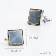 Fashion Man Clock-shaped Round Pattern Shirt Cufflinks Luxury Wedding Guests Gifts Fashion Jewelry Men Cuffs Factory Wholesale