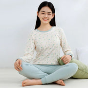Teens Pajamas Long Sleeves 100% Cotton Pyjamas Big Kids Clothes Sets Children Boys Sleepwear Pajamas For Girls 10 12 14 16 Years