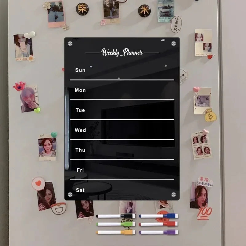 Magnetic Acrylic Refrigerator Planner