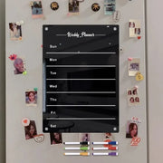 Magnetic Acrylic Refrigerator Planner