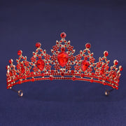 Luxury Elegant Princess Bridal Crystal Tiara Crown For Women Silver Color Diadem Veil Tiaras Wedding Hair Accessories Headpieces