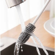Long-Handle Silicone Bottle Cleaning Brush — Selected 1-, 2-, 3-, 5- or 10-Piece Pack