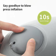 Inflatable Velvet Travel Neck Pillow