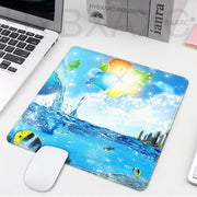 1pc Cute-Frutiger Aero Arts Small XS Mouse Pad Keyboard Pad Laptop Cushion Non-slip Table Mat Desk Pad For Home Office HYBXAXC