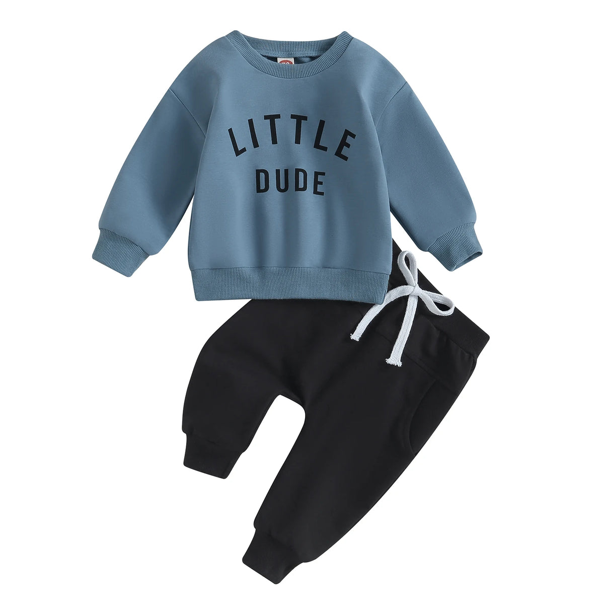 Citgeett Autumn Toddler Boys Fall Outfits Letter Print Long Sleeve Sweatshirts and Pants Spring Clothes Set