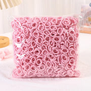 50/300/500 pcs Girls Colorful Elastic Hair Bands Ponytail Hold Hair Tie Rubber Bands Scrunchie Hair Accessories Bands for Girls