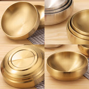 Double-Wall Stainless Steel Bowl — 17–25 cm, Selected Finish