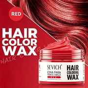 Silver White Temporary Hair Color Wax Pomade Disposable Hair Coloring Mud Natural Washable Hair Styling Clay for Men Girls Women