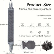 3-Piece Exfoliating Body Scrubber Set