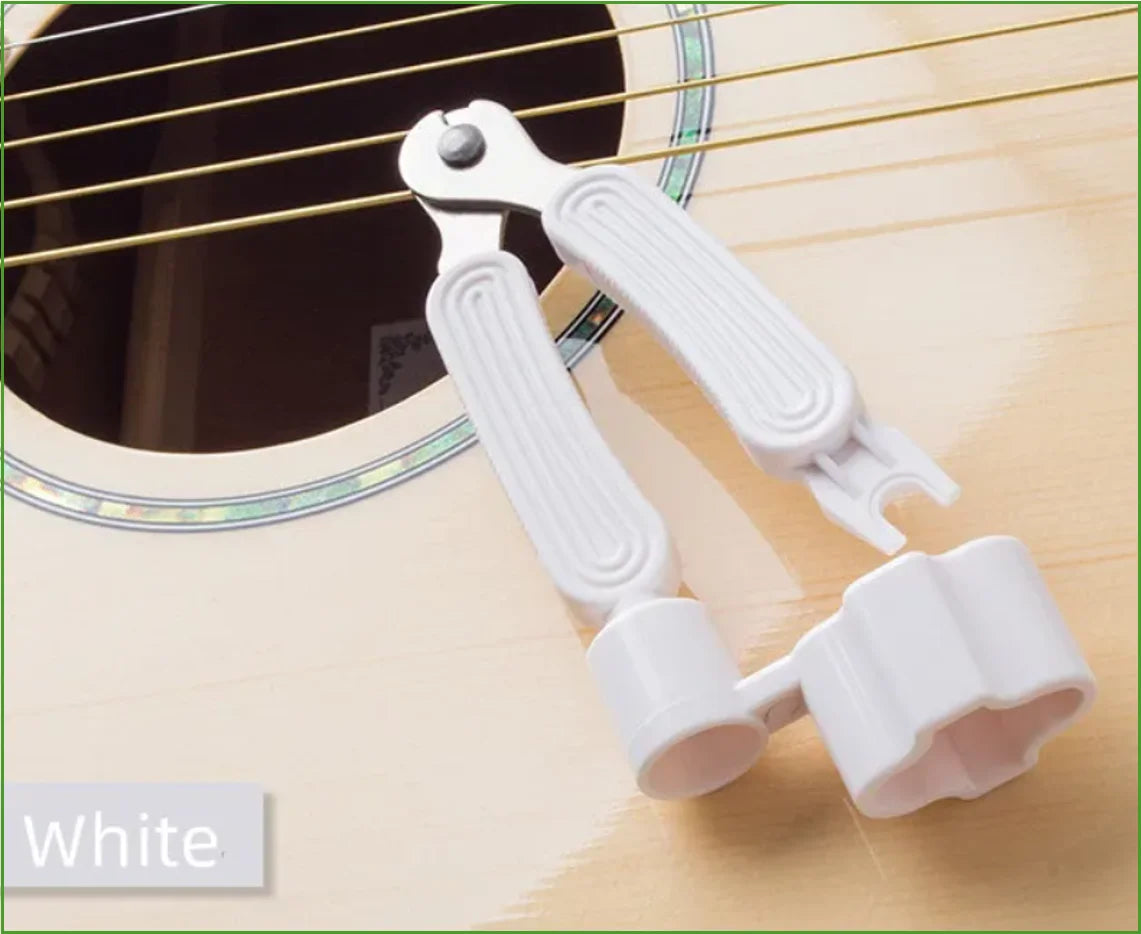3-in-1 Guitar String Winder, Cutter and Bridge-Pin Puller — 1 Piece