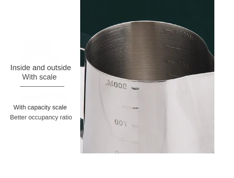 Stainless Steel Milk Frothing Pitcher