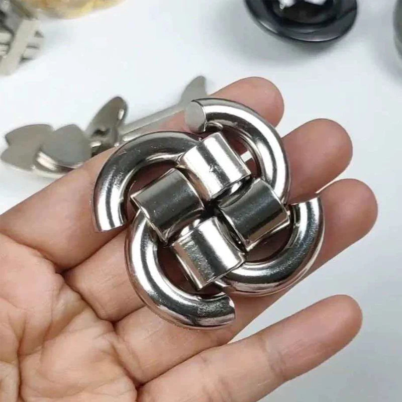 Variety Metal Puzzles Brain Teasers 3PCS Set IQ Logic Test Disentanglement for Mind Challenge Educational Toys Kids Adults