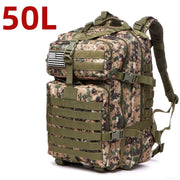 Unisex Oxford Hiking Backpack — MOLLE Webbing, 25L or 50L