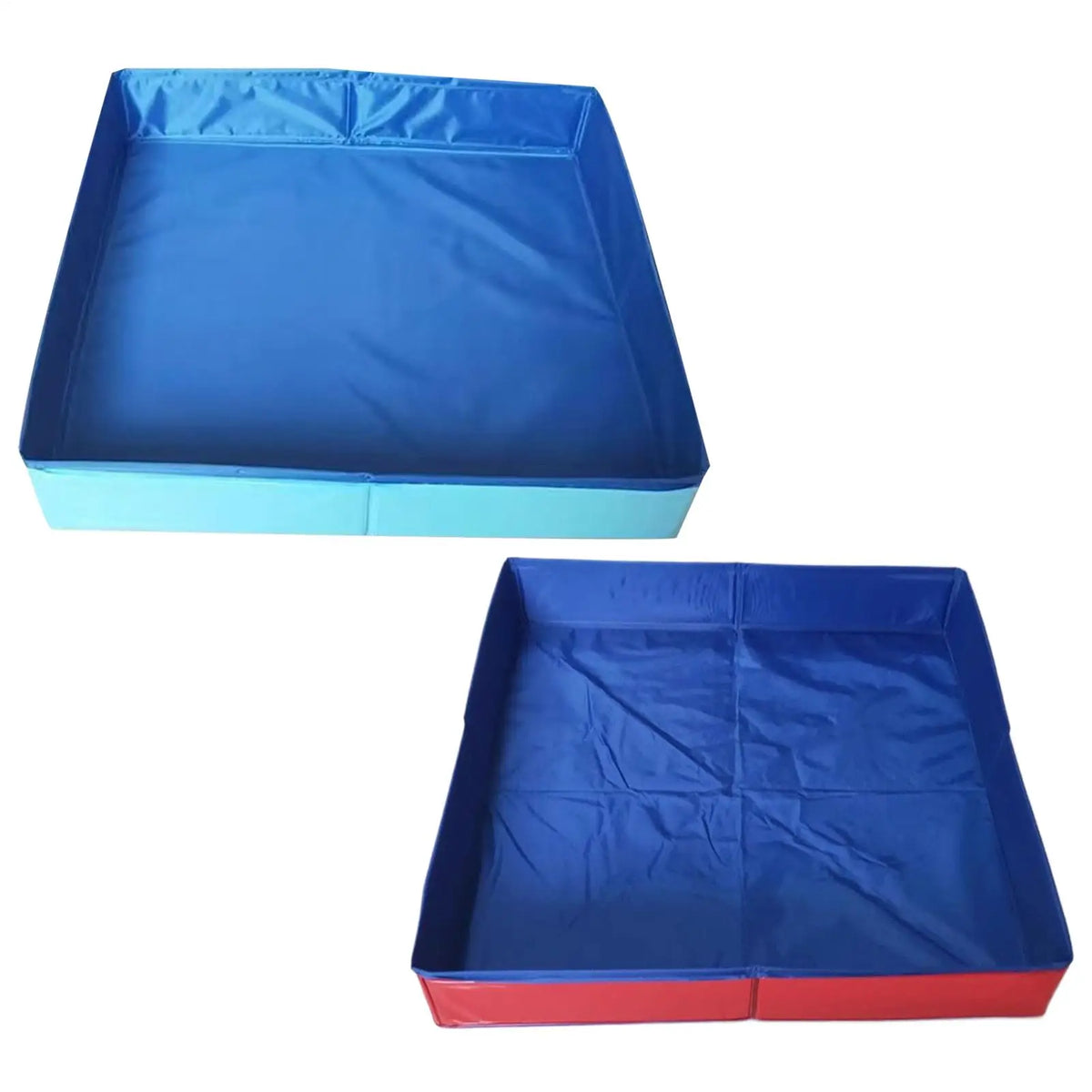Dog Paddling Pool 50x50x10cm PVC Folding small pet bathtub Summer Cool Cleaning Basin for Puppy Cats Ducks Parrots Pet Supplies