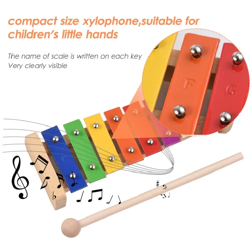 8-Key Glockenspiel with Mallets