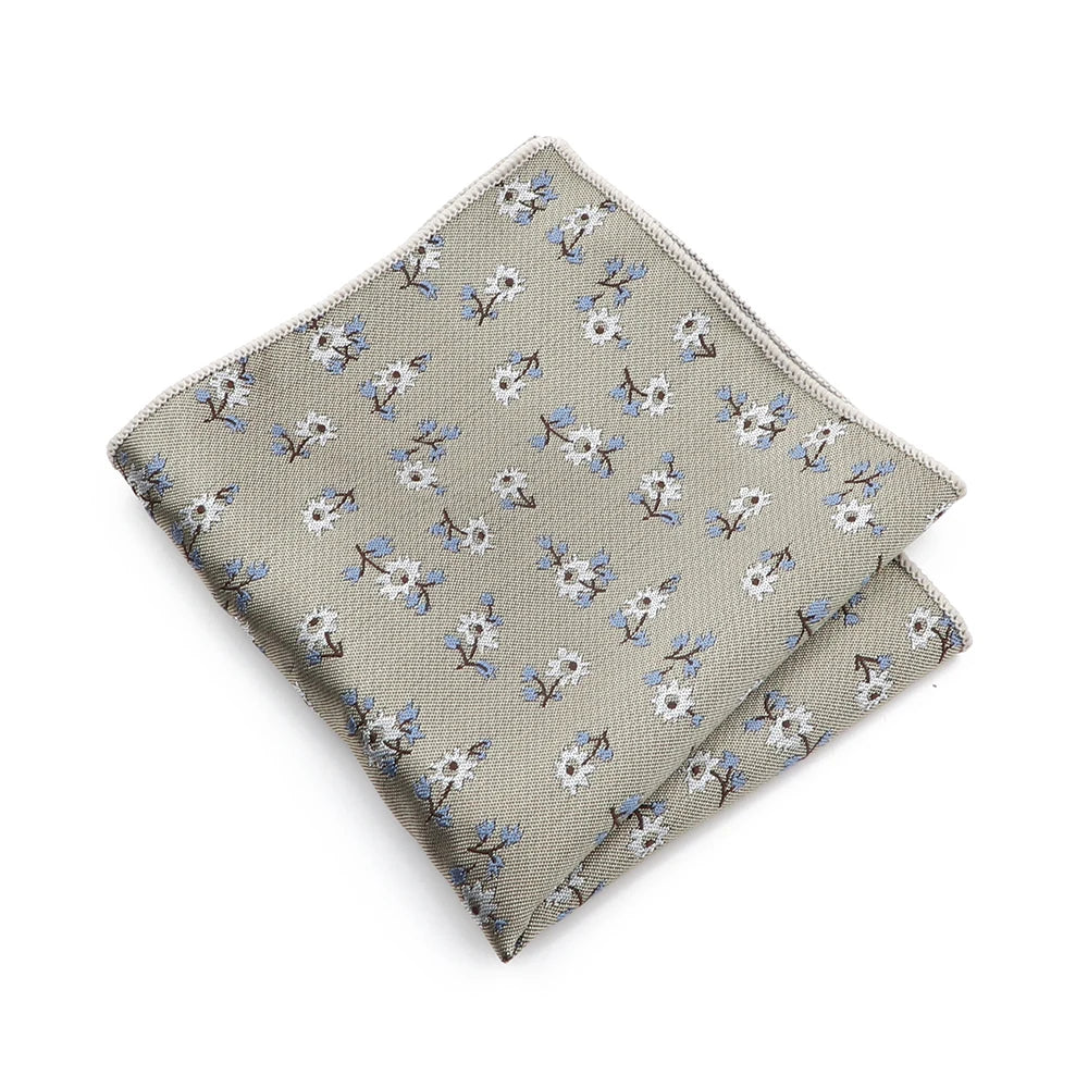 Novelty Design Men's Handkerchief Dot Floral Animal Pattern Pocket Square Party Dinner Hanky Chest Towel Suit Accessories Gift