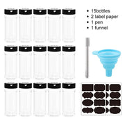 5/10/15/20PC Salt and Pepper Shakers Spice Jars Spice Container Plastic Does Not Contain BPA Canister Set Kitchen Sugar Bowl