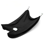 Black Beard-Trimming Bib and Grooming Cape — 1 Piece