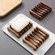 Soap Box Natural Bamboo Dishes Bath Soap Holder Bamboo Case Tray Wooden Prevent Mildew Drain Box Bathroom Washroom Tools