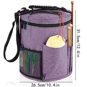 600D Oxford Yarn Storage Bag with Shoulder Strap — 26.5 × 31.5 cm
