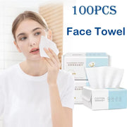 Soft Disposable Facial Cleansing Wipes — 100 Count