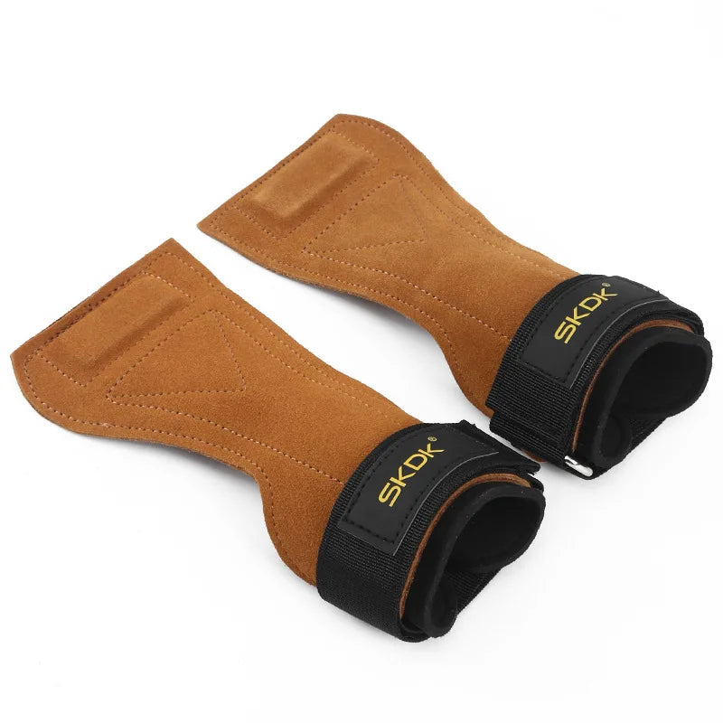 Leather Weightlifting Grip Pads