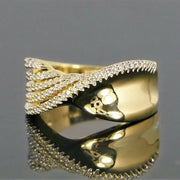 2026 New Personalized Niche Ring Female Actress with Punk Line Design, Popular Internet Celebrity Style Jewelry Accessories