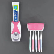 Wall-Mounted Toothbrush & Toothpaste Set