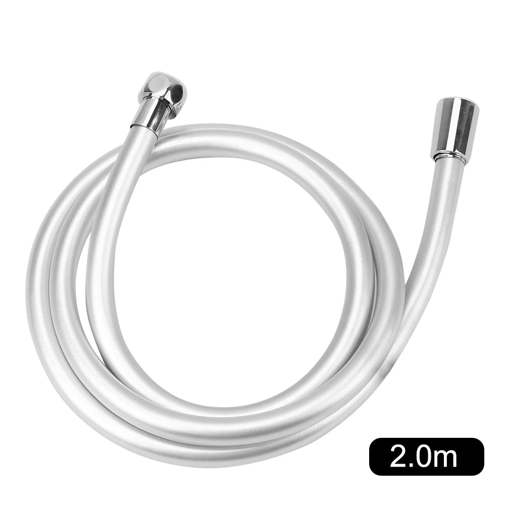 1.2/1.5/2m Flexible  High Pressure GI/2 Universal Interface Bathroom Accessories PVC Handheld Shower Hose
