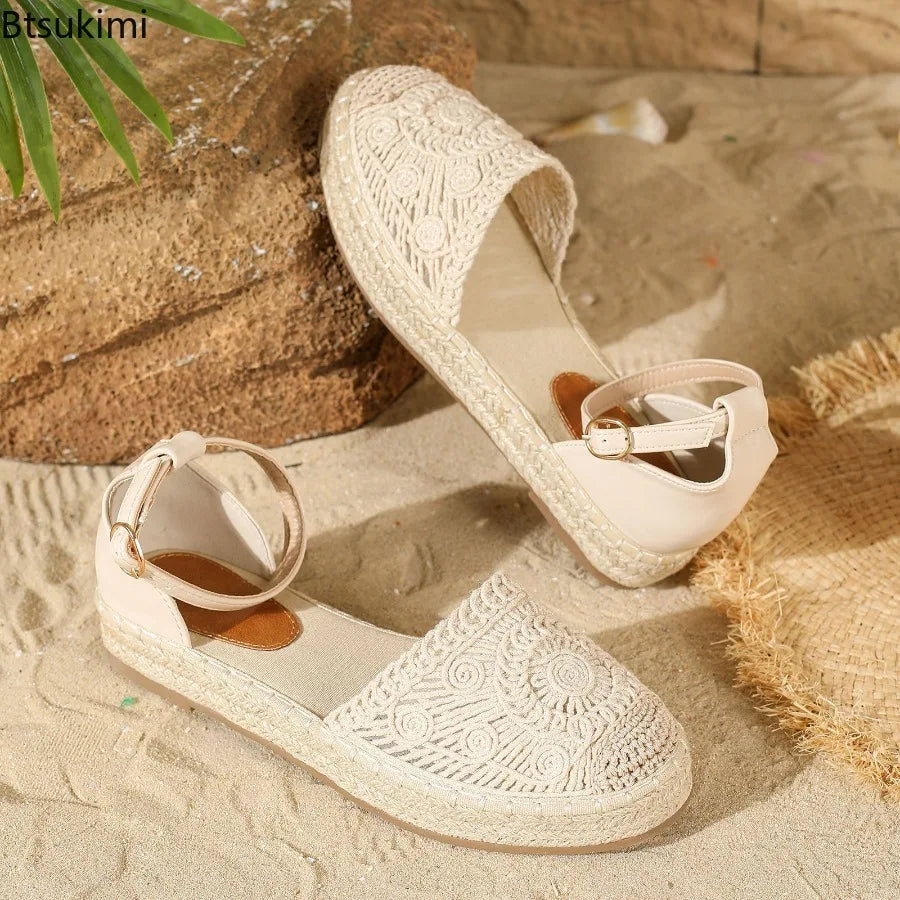Hemp Rope Fisherman Sandals