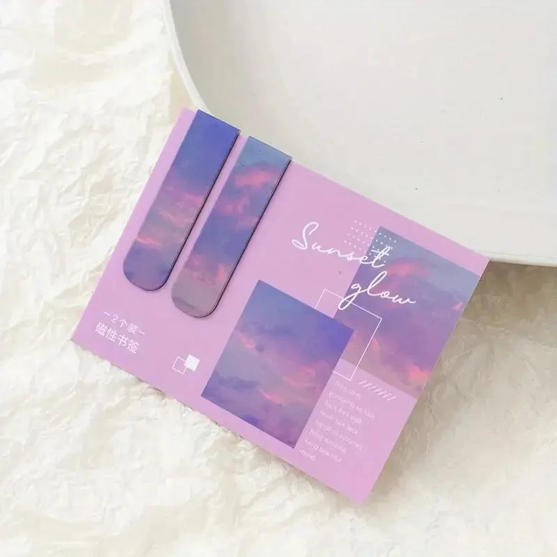 Scenic Magnetic Bookmarks — 2 Pieces