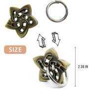 Metal Magic Baffling Puzzles Brain Teasers For Kids Adults Mind Challenge IQ Test 3PCS Set Disentanglement Educational Toys