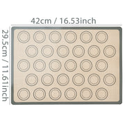 Silicone Pastry Preparation Mat — 1 Piece, Selected Size