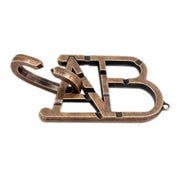 Magic Baffling AB Lock Metal Disentanglement Brain Teaser Puzzles Problem Solving Toys Educational Gifts For Adults & Teenager