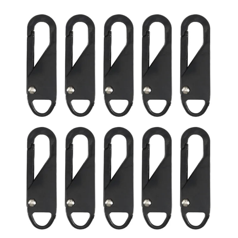 Replacement Zipper Pull Tabs — Selected Style, 5- or 10-Piece Pack