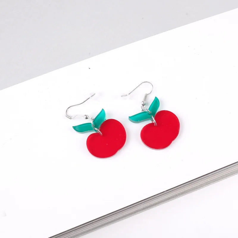Earrings For Women Girls Cute Foods Hamburg Pizza Chicken Leg Candy Bottle Handmade Candy Kids Funny Resin
