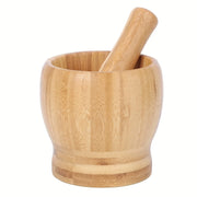 Leeseph Bamboo Mortar and Pestle Set
