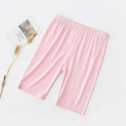 Summer Thin Children Clothing Candy Solid Color Modal Girls Leggings Knne Length Five Casual  Pants for Kids Clothes 2-12 Years