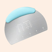 Stainless Steel Curved Dough Bench Scraper — 1 Piece