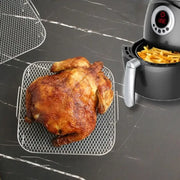Stainless Steel Air Fryer Grill, Square Air Fryer Baking Rack, Kitchen Household Air Fryer Baking Net, Kitchen Appliance Parts