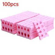 100,200pcs/Pack Nail Art Toe Separators Fingers Foots Sponge Soft UV Gel Polish Beauty Tools Manicure Pedicure Pack Nail Kits