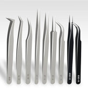 GLAMLASH ESD ST SA Series Anti-static Eyelash Extension Tweezer Curved Lash Tweezer Straight Tip Tweezer Makeup Tool