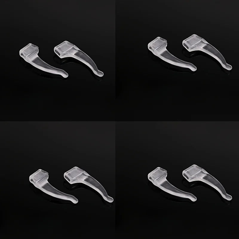 Silicone Eyeglass Ear Hooks — 8 Pieces, Selected Pack
