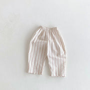Kids Cartoon Print Summer Trousers