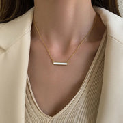 New Minimalist Pendant Women's Necklaces Cross Leaf Silver Color Knot Design Female Neck Jewelry Infinity Multilayers Collares