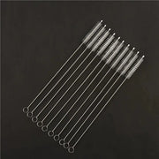 Nylon Straw-Cleaning Brushes with Steel Handles — Selected Pack or Set