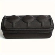 Nylon Watch Travel Case — Black, 3 Slots