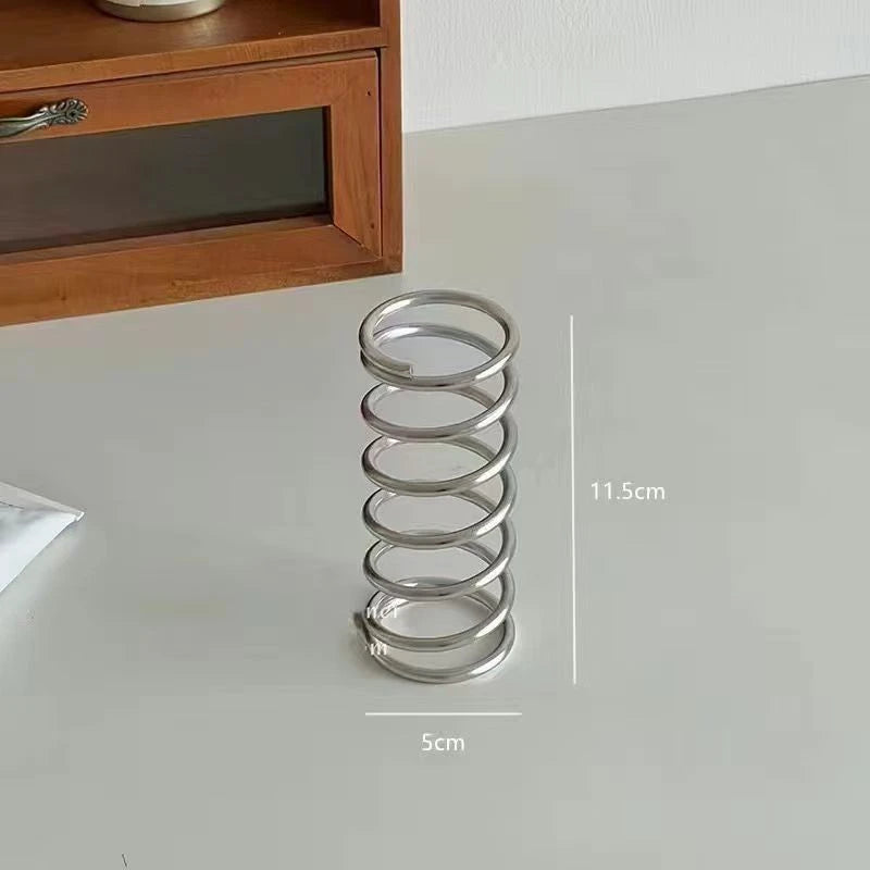 Toothbrush Stainless Steel Holder Metal Bathroom Accessories Tool for Toothpaste Makeup Brush Storage Rack Home Decoration