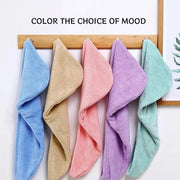 Polyester Microfiber Hair Towel Wrap — 1 Piece