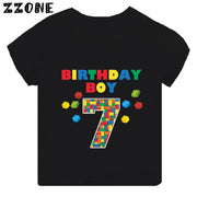 Building Blocks Print Kids T-Shirt